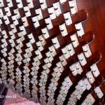 نمونه نصبی تیغه های تبدیلی روی دستگاه برش(قله بر)